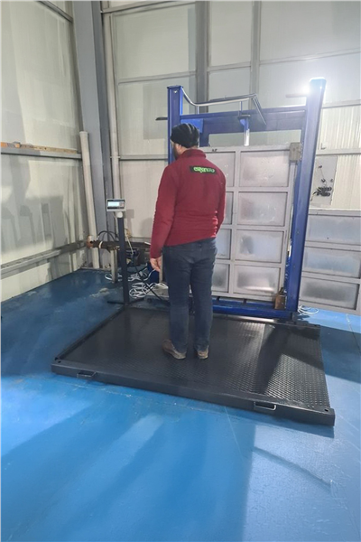 Kendinden Tek Rampalı Platform Baskül 120x200 cm 3 Ton Şarjlı