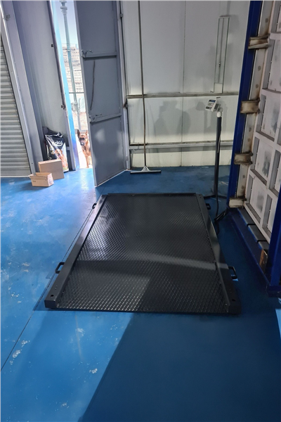 Kendinden Tek Rampalı Platform Baskül 110x150 cm 3 Ton Şarjlı