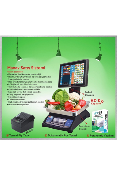 Manav Sistemi Pos Terazi