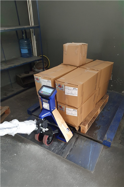 Neck Fiş Yazıcılı Transpalet Baskül - 3 Ton Döküm Pompalı