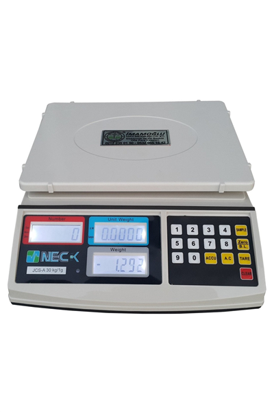 Neck Hassas Tartım Parça Adet Sayıcı Terazi 15 kg 0,5 gr