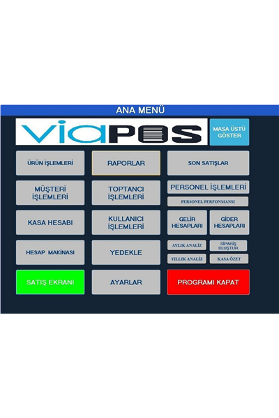 Pos Terazi Manav Satış Sistemi