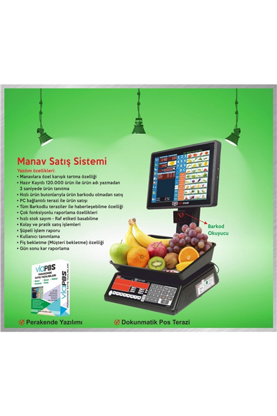 Pos Terazi Manav Satış Sistemi