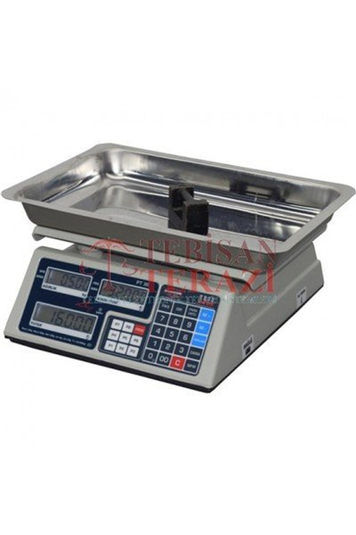 PT-30 KG X 5 / 10 GR FİYAT HESAPLAMALI  TERAZİ