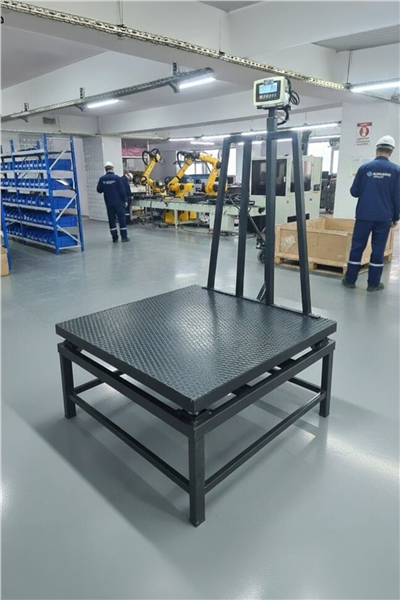 Sehpalı U şase Kantar 120x120 Cm 3 Ton Şarjlı 4 Hücreli