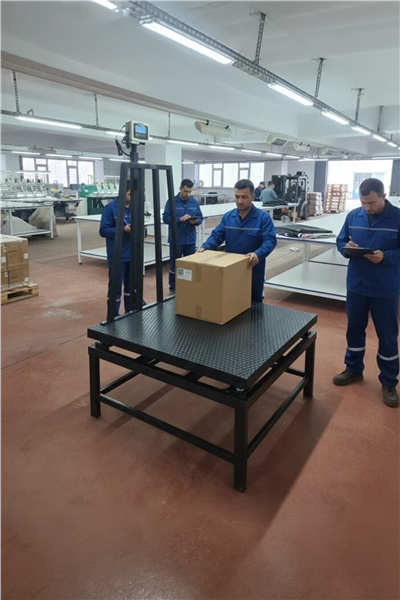 Sehpalı U şase Kantar 120x120 Cm 3 Ton Şarjlı 4 Hücreli
