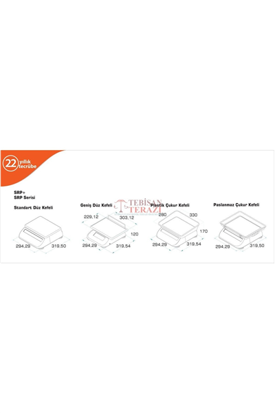 SRP 3 KG X 0,1 GR TARTIM TERAZİSİ