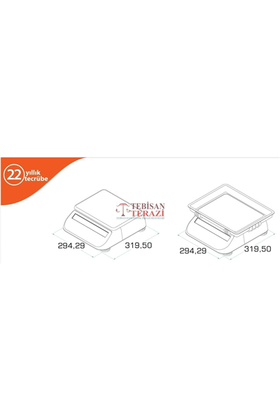 SRP LCD 30 KG X 5 / 10 GR FİYAT HESAPLAMALI TERAZİ