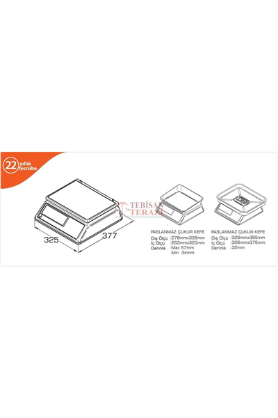 TB 30 KG X 1 GR TARTIM TERAZİSİ