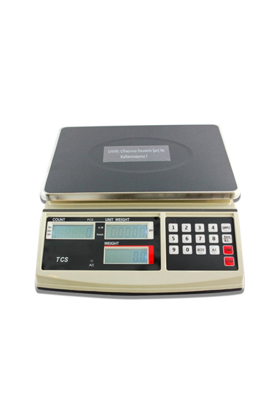 TCS-S 15 Kg (0.2 Gr) Sayıcı Terazi