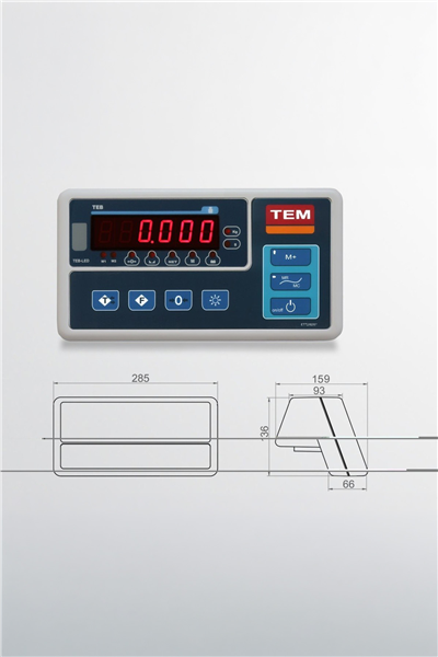 TEB LCD 35 X 40 150 KG X 20 / 50 GR TARTIM BASKÜLÜ
