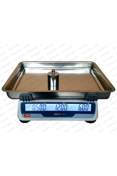 TEM SRP - 30 kg Pazarcı Terazi Onaylı