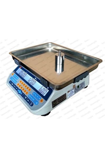 TEM SRP - 30 kg Pazarcı Terazi Onaylı
