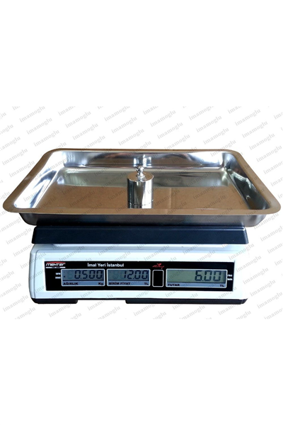 TESS HR - 30 kg Pazarcı Terazi Onaylı