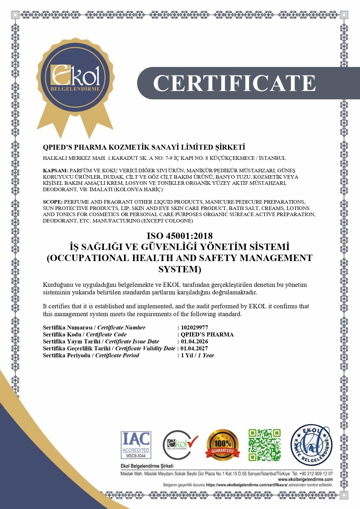 ISO45001:2018