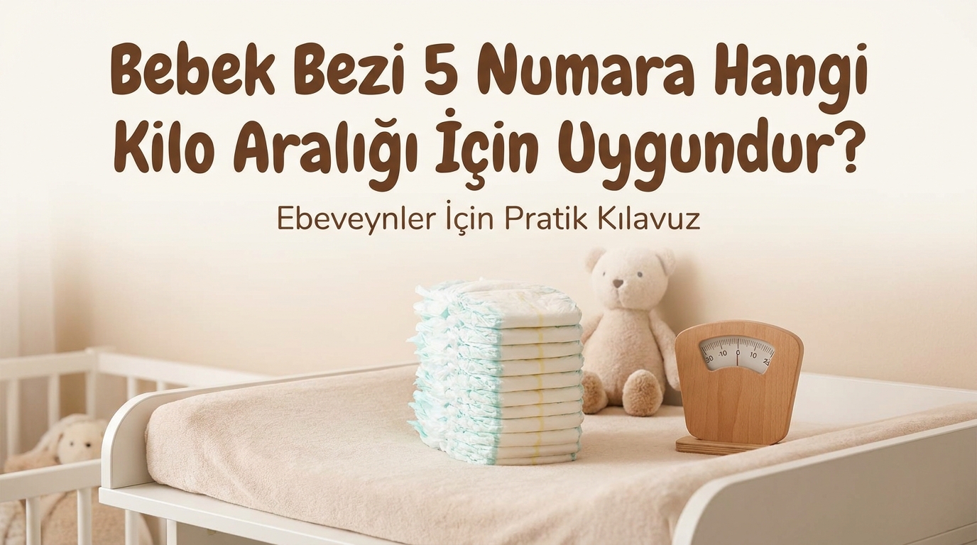 5 Numara Bebek Bezi Hangi Kilo Aralığı İçin Uygundur?