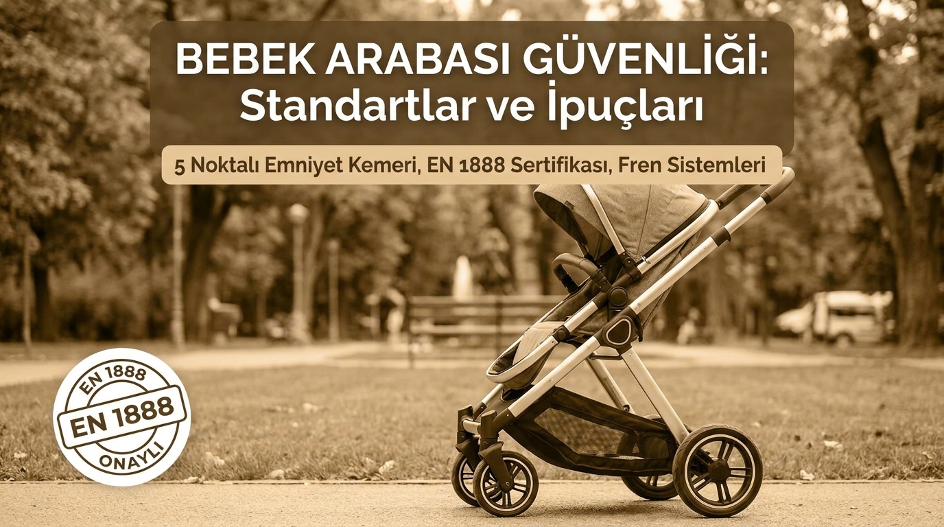 Bebek Arabasında Güvenlik Kriterleri: Fren, Emniyet Kemeri, Denge ve Standartlar Rehberi