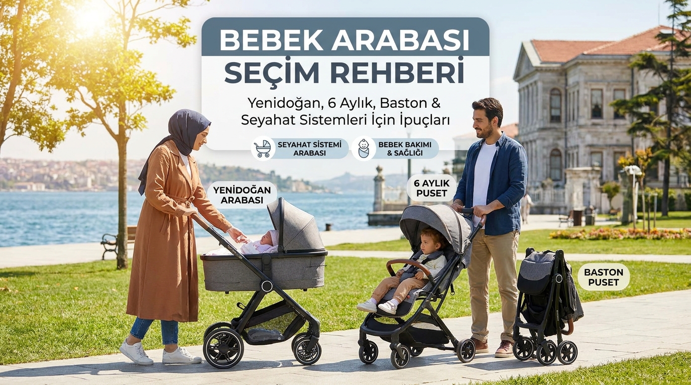 Yaşa Göre Bebek Arabası Seçimi: Yenidoğan, 6 Ay, 1 Yaş ve Üzeri İçin Kapsamlı Rehber