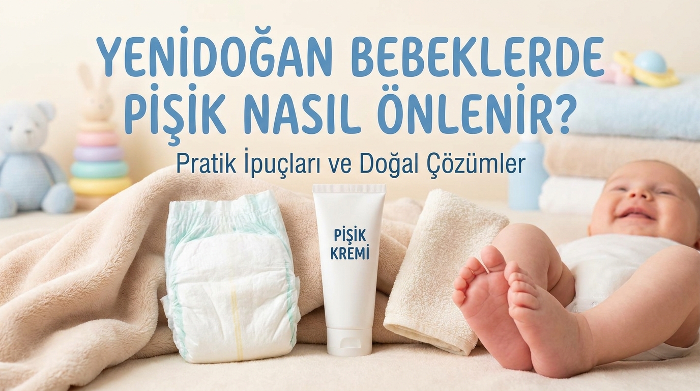 Yenidoğan Bebeklerde Pişik Nasıl Önlenir? Doğal Bebek Bezi Seçimi ve Uzman İpuçları