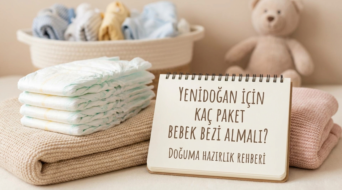 Yenidoğan İçin Kaç Paket Bebek Bezi Alınmalı? Doğuma Hazırlık Rehberi