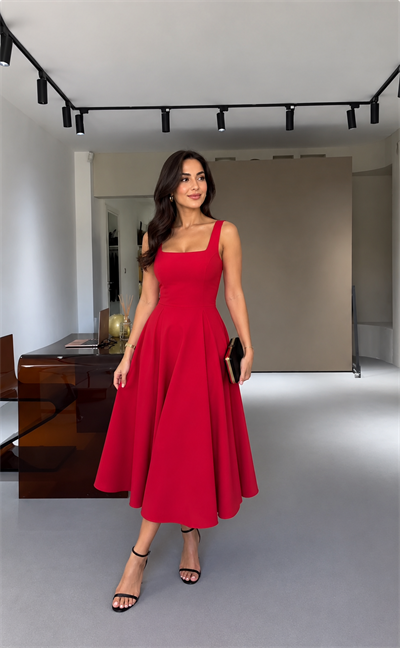 Kırmızı  Hürrem Elbise