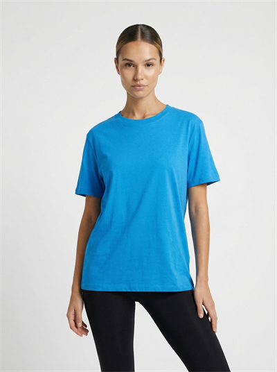 OVERSIZE KADIN TİŞÖRT – MAVİ (OLY SERİ)