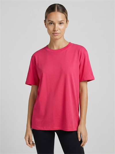 OVERSIZE KADIN TİŞÖRT - PEMBE (OLY SERİ)
