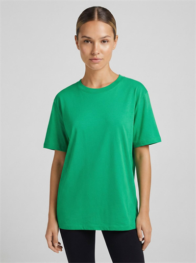 OVERSIZE KADIN TİŞÖRT – YEŞİL (OLY SERİ)