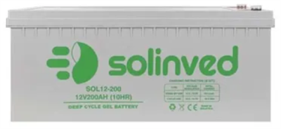 Solinved 12V 200Ah Jel Akü