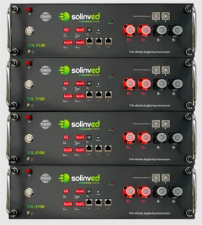 SOLİNVED 5,1 KWh 100Ah HV Kapadokya Serisi Lityum Akü