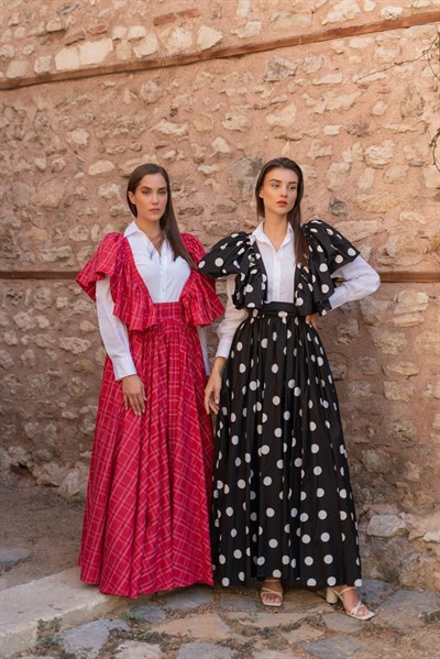 Ondula Prime Etek Kırmızı Ekose