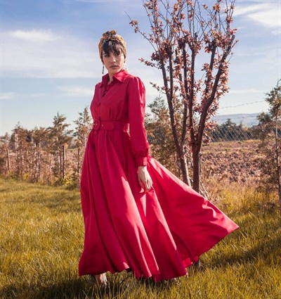 Trench Gömlek Elbise