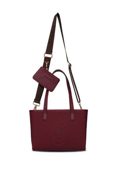 US25682 Bordo Uspolo Assn Kadın Omuz ve Çapraz Çanta