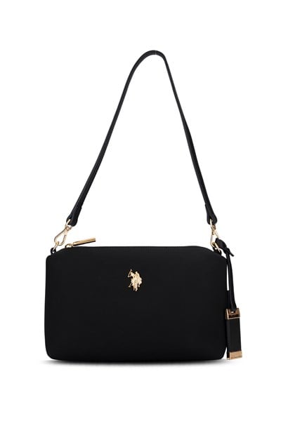 US26274 Siyah U.S. Polo Assn. Kadın Omuz Çantası