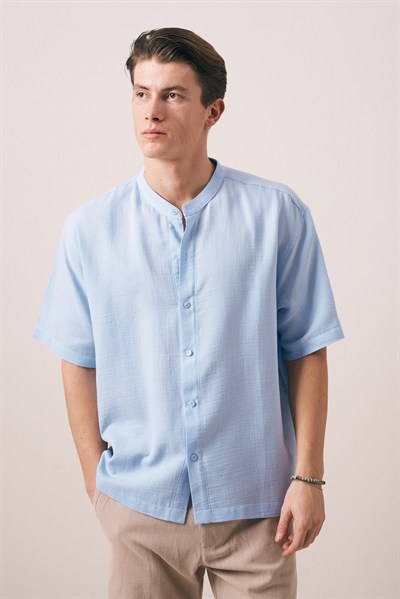 OVERSIZE FIT PAMUKLU GÖMLEK