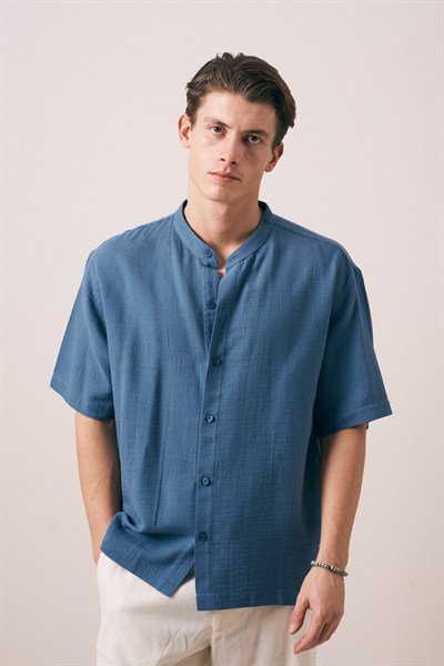 OVERSIZE FIT PAMUKLU GÖMLEK