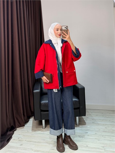YENİ ÇİFT TARAFLI BARBOUR MONT LACİVERT MÜRDÜM