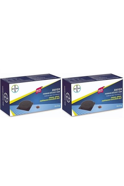 2 Adet Bayer Hamam Böceği Yemi Tableti 6 x 2 gr