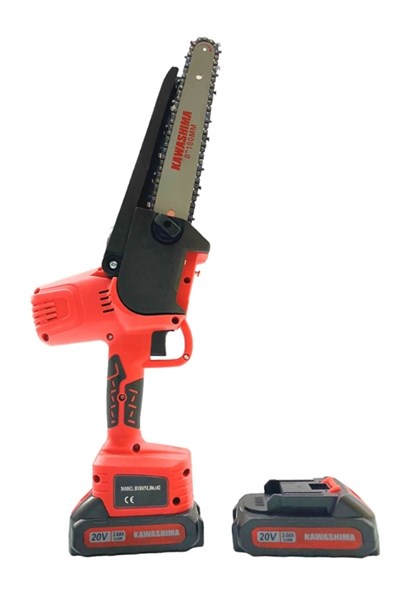 Akülü Budama Testeresi Mega Tarım 20V 4aH Lithium-Ion Akü Çift Bataryalı