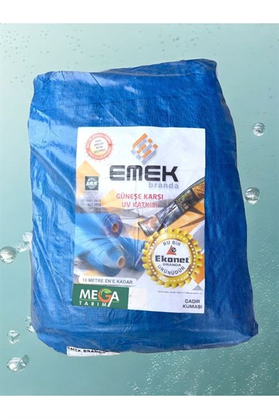 Ekonet Mavi Su Geçirmez Çadır Brandası 8x10