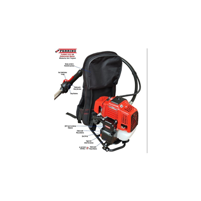 Ferrino 555 Sx E-Start Elektronik Marşlı Motorlu Sırt Tırpan 2.8hp
