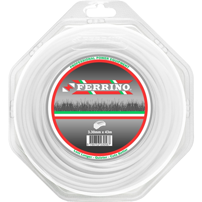 Ferrino Motorlu Tırpan Misinası 3.30 mm 43 m Beyaz 6 Köşe