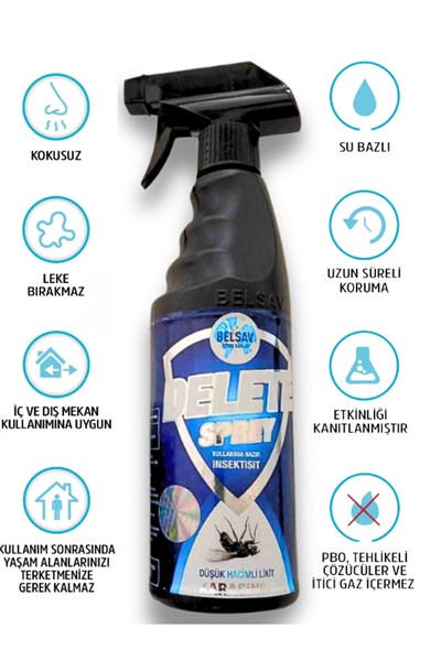 İnsektisit Max 500 ml Böcek Ilacı Tahtakurusu,karınca,akrep,kene,örümcek,hamamböceği,sinek