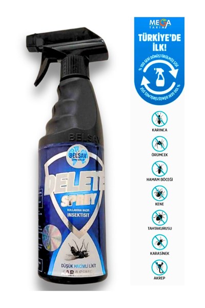 İnsektisit Max 500 ml Böcek Ilacı Tahtakurusu,karınca,akrep,kene,örümcek,hamamböceği,sinek