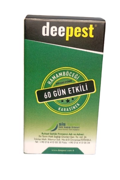 Kahverengi Kokarca Ilacı Deepest Sc 25 ml Halk Sağlığı Onaylı ,kokusuz