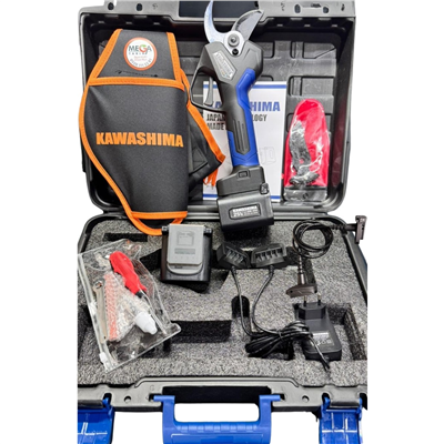 Kawashima 45MM Akülü Budama Makası 25 Volt 4 Ah 100WH Özel Üretim 12 Saat Çalışma Süresi