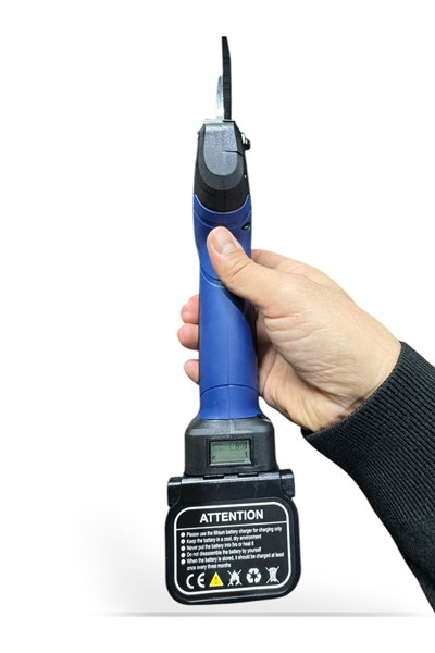 MEGA TARIM 45mm Akülü Budama Makası 21 Volt 4 aH Çift Bataryalı Bel Taşımalı