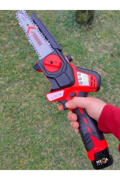 Mega Tarım KHB-11 Akülü Şarjlı Budama Testeresi 3 Bataryalı