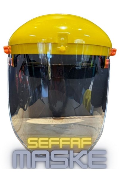 Tırpan Motoru Koruyucu Şeffaf Maske 1.Sınıf Malzeme Kolay Kırılmaz Mega Tarım