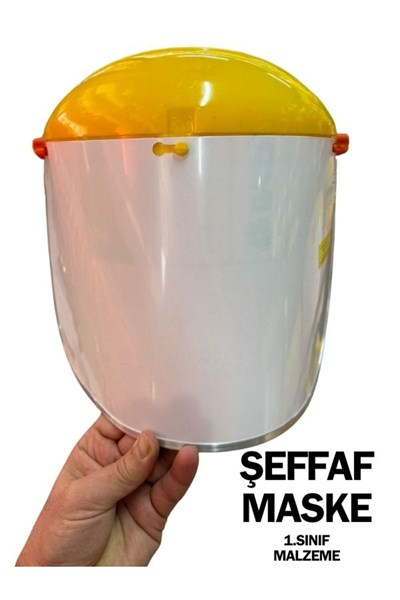 Tırpan Motoru Koruyucu Şeffaf Maske 1.Sınıf Malzeme Kolay Kırılmaz Mega Tarım